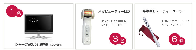 120名様に当たる!プレゼント