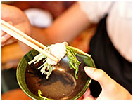 水菜の肉巻き
