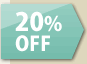 20％off