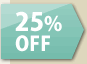 25％OFF