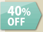 40％off